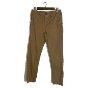American Eagle Chino Slim Pants Size 30X32 Extreme Flex Pants Tan Brown READ